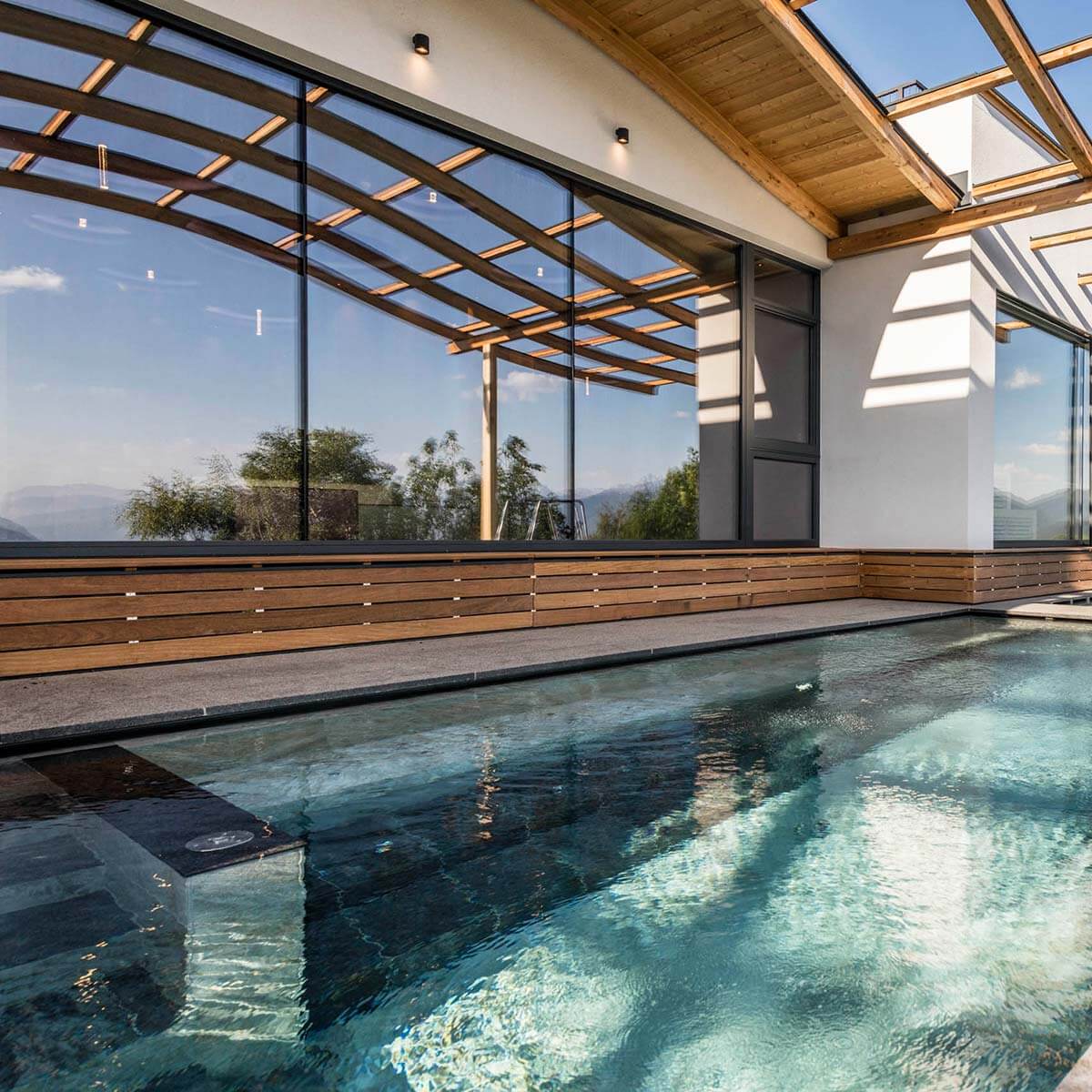 Parkhotel Holzerhof a Maranza - outdoor pool