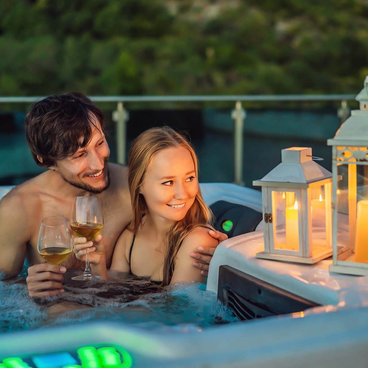 Hotel with jacuzzi - Romantic evening
