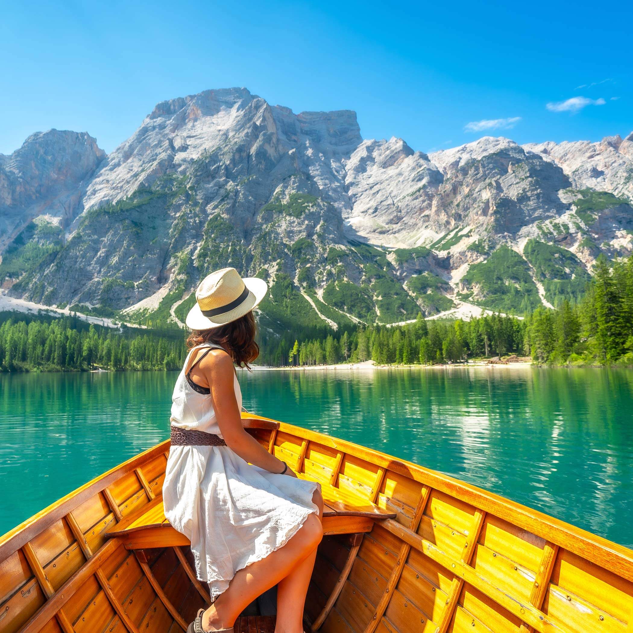 Lake Braies in South Tyrol