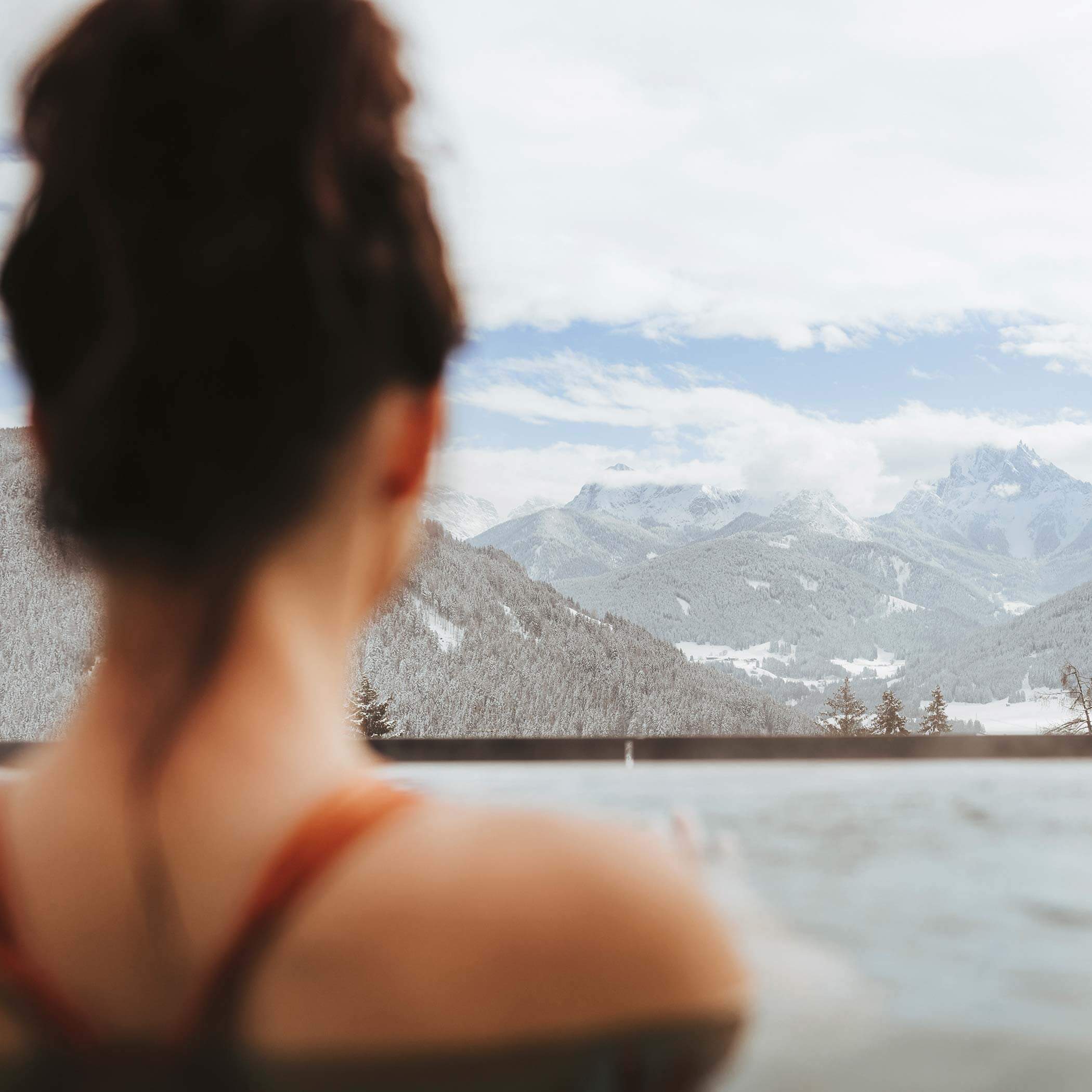 Mountain hotel with pool