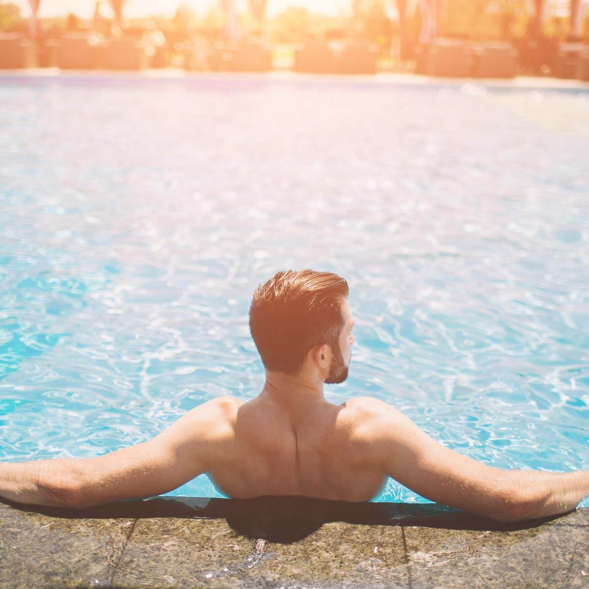 Relax in a luxury hotel with a pool